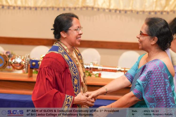 Induction of the 5th president of SLCVS